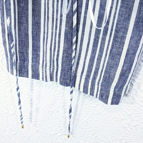 Jones New York Striped 100% Linen Pants - Picture 4 of 8